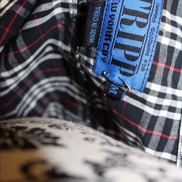 tripp plaid button down - Picture 3 of 4